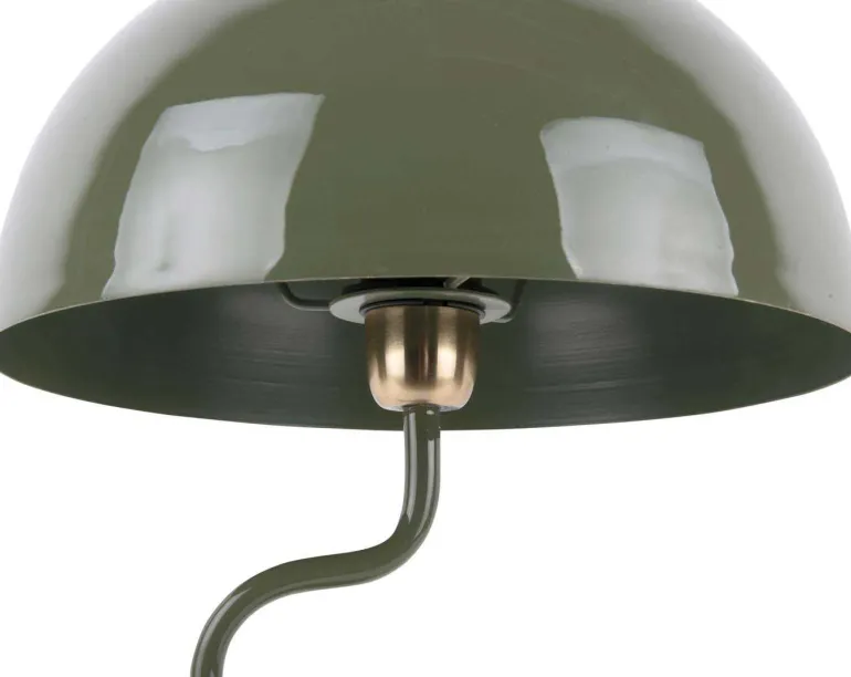 Lampe à poser en métal Twist (Vert jungle)