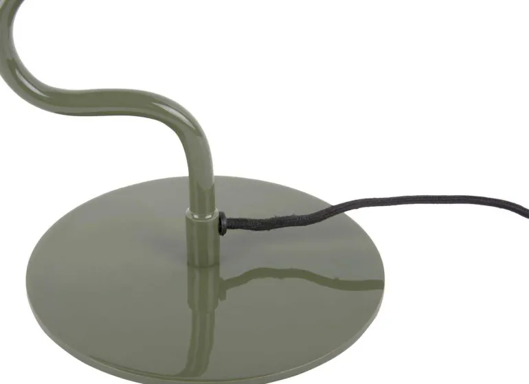 Lampe à poser en métal Twist (Vert jungle)