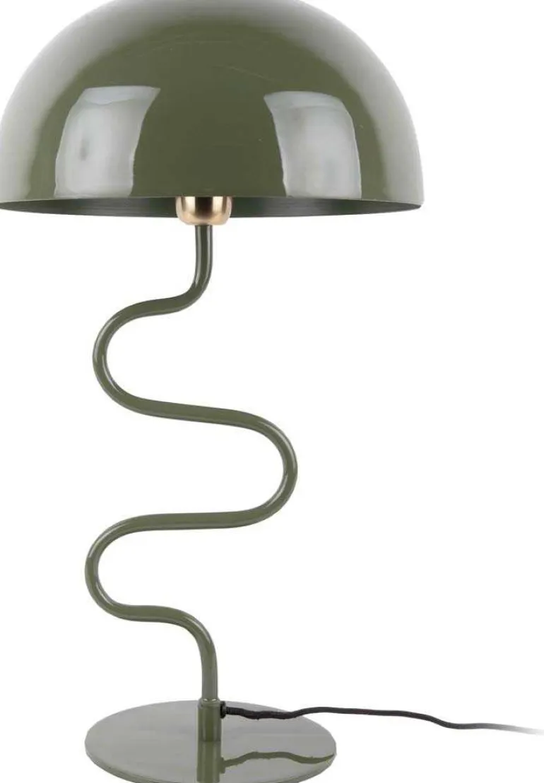 Lampe à poser en métal Twist (Vert jungle)