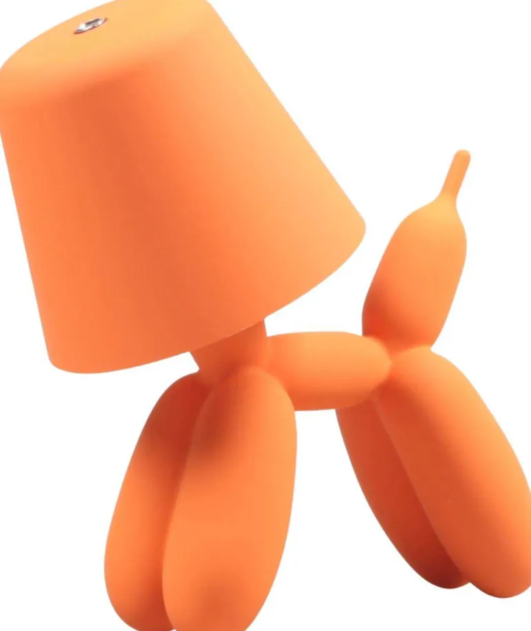 Lampe à poser led Balloon dog 16 x 10 x 18 cm (Orange)