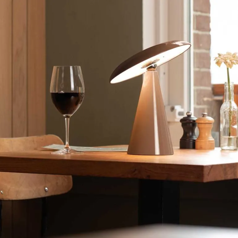 Lampe à poser led Phoebe (Marron)