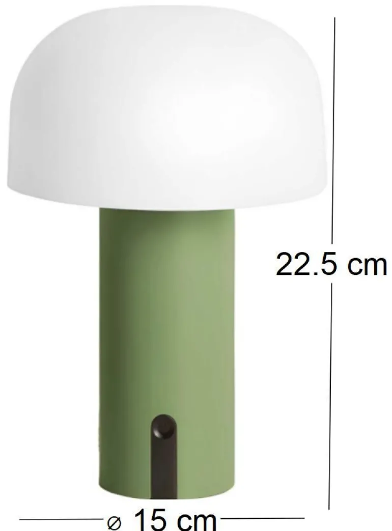 Lampe à poser Luca LED (Vert, Blanc)