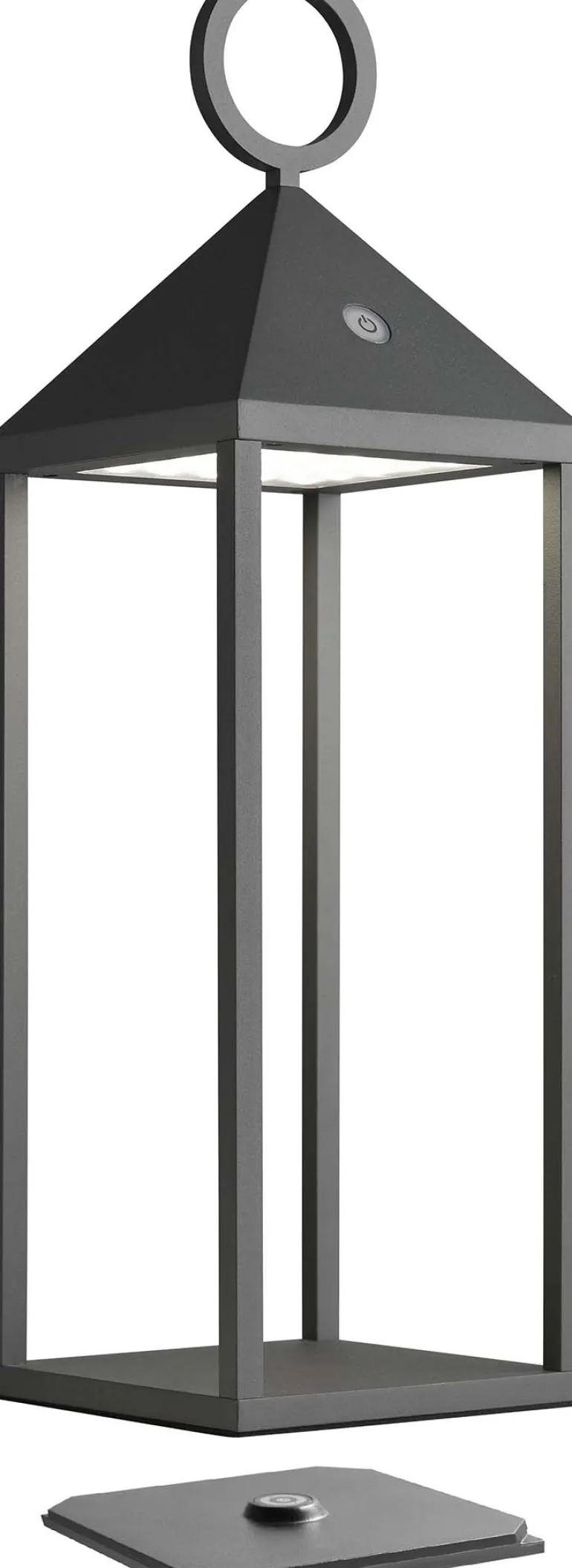 Lanterne en aluminium 47 cm (Anthracite)