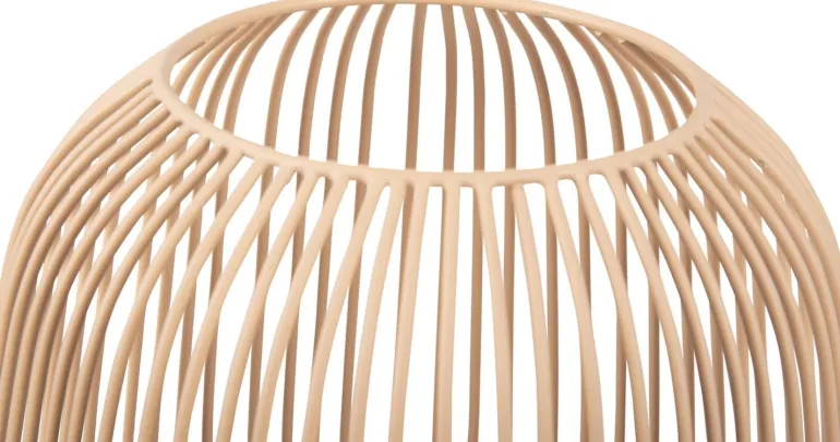 Lanterne en métal filaire Illuminate 22.5 x 30 cm (Sable)