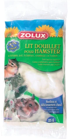 Lit douillet pour rongeur 25gr