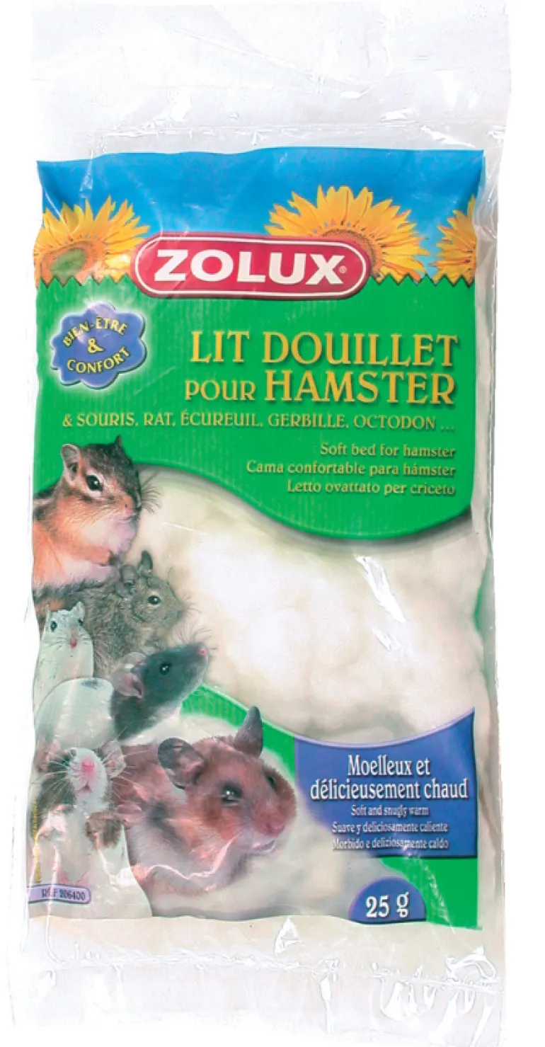 Lit douillet pour rongeur 25gr