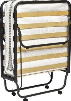 Lit pliant avec matelas 80 x 190 cm