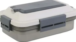 Lunch box avec plateau compartimenté et fourchette