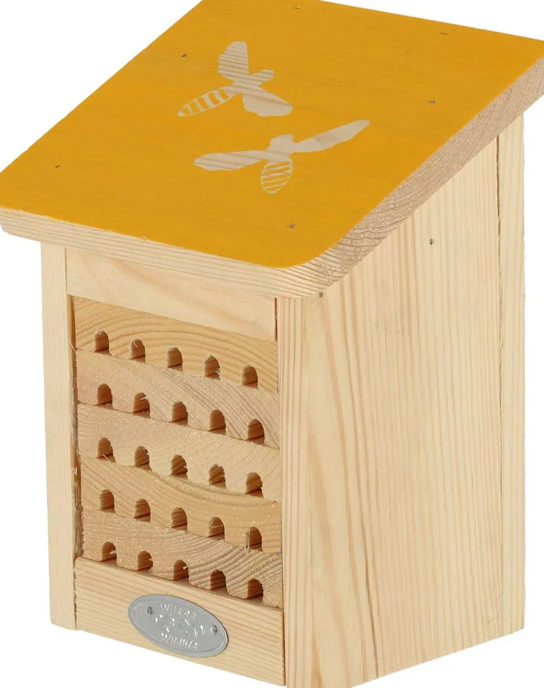 Maison à insectes en bois Pochoir (Abeilles)