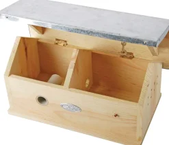 Maisonnette pour bourdons en bois et zinc