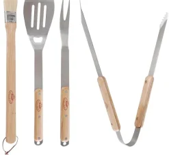 Mallette en toile avec ustensiles barbecue