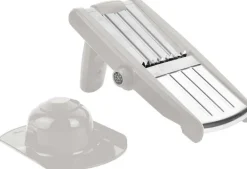 Mandoline avec lames en acier inoxydable (Blanc)