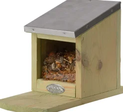 Mangeoire ecureuil en bois et zinc