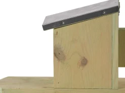 Mangeoire ecureuil en bois et zinc