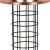 Mangeoire à oiseaux (Plaqué cuivre - boules de graisses)