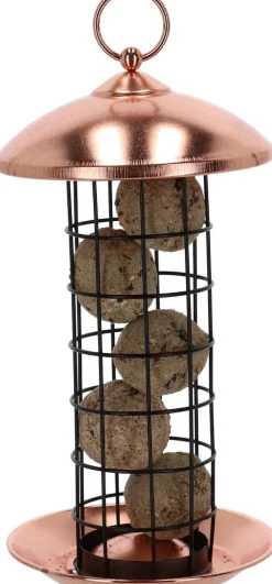 Mangeoire à oiseaux (Plaqué cuivre - boules de graisses)