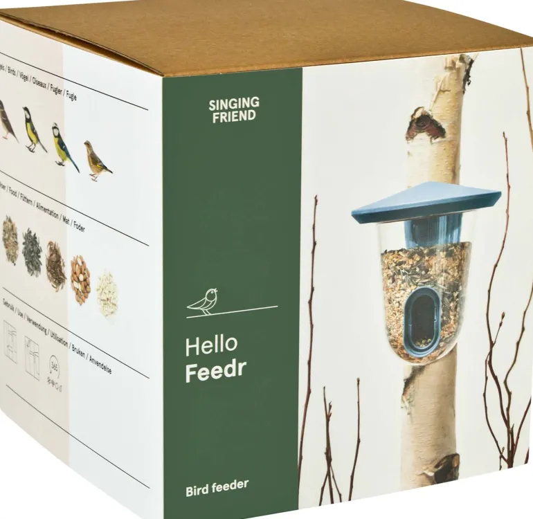 Mangeoire pour oiseaux du jardin FeedR (Bleu)