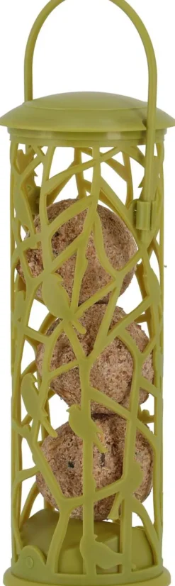 Mangeoire silo pour oiseaux Chiffchaff (Pour boules de graisse)