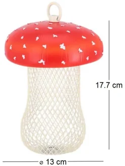 Mangeoire à supendre en forme d'amanite
