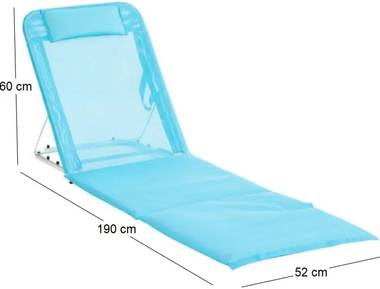 Matelas de plage et caldos Banasal (Bleu)