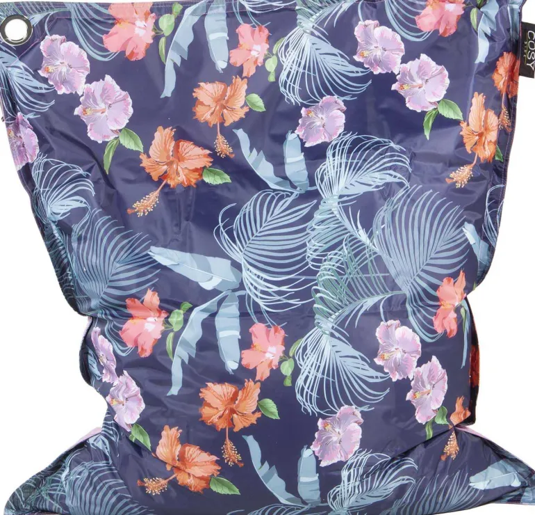 Maxi coussin imprimé intérieur extérieur 140 x 180 cm (Pacifica)
