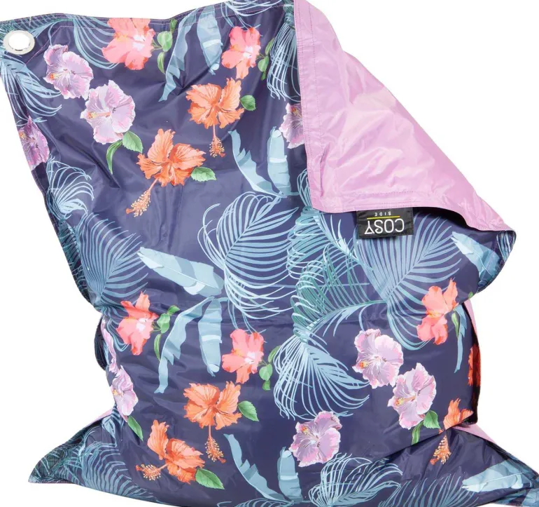 Maxi coussin imprimé intérieur extérieur 140 x 180 cm (Pacifica)
