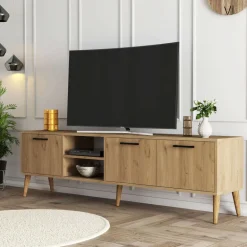 Meuble TV en aggloméré 3 portes Exxen
