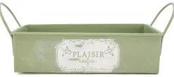 Mini corbeille rectangulaire en métal Plaisir