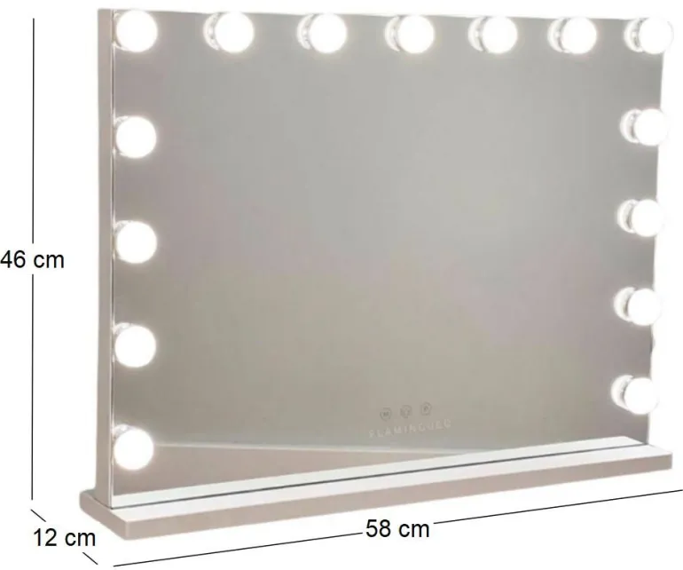 Miroir avec 15 led intégrées Kim