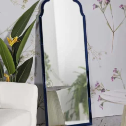 Miroir en MDF bleu Tangier (55 x 2 x 150 cm)