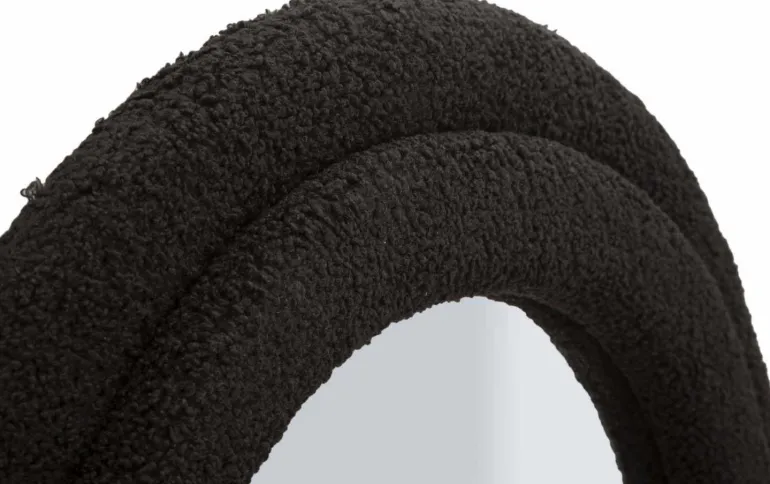 Miroir en MDF Teddy 60 x 4 x 160 cm (Noir)