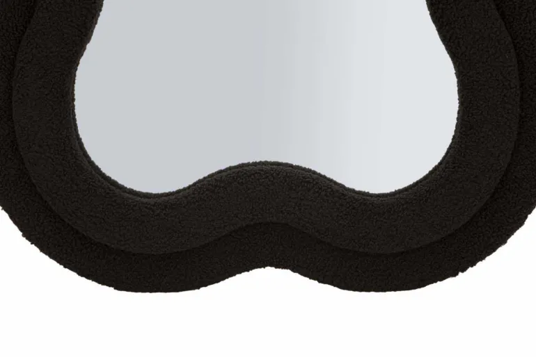 Miroir en MDF Teddy 60 x 4 x 160 cm (Noir)