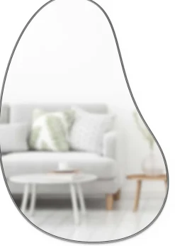 Miroir finition métallique Hubba 61 × 91 cm (Titane)