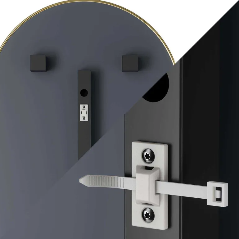 Miroir Hubba 51 x 157 cm (Laiton)