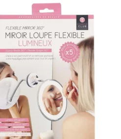 Miroir lumineux flexible grossissant Beauty