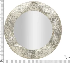 Miroir mural en métal Argelux (Rond)