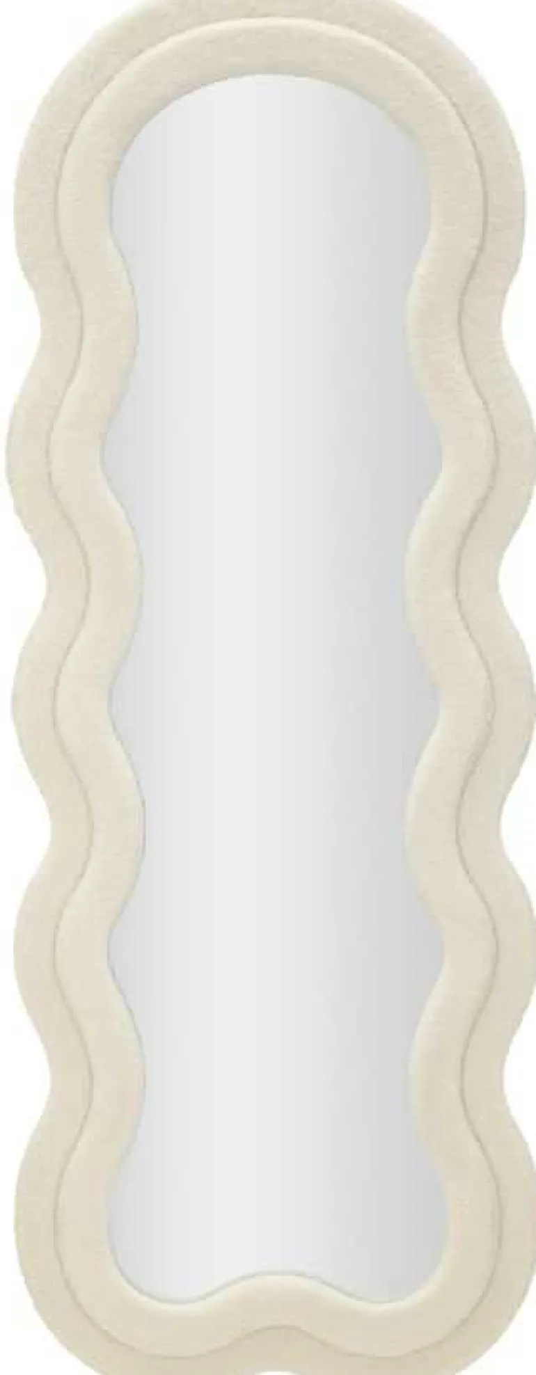 Miroir mural en velours Teddy 60 x 4 x 160 cm
