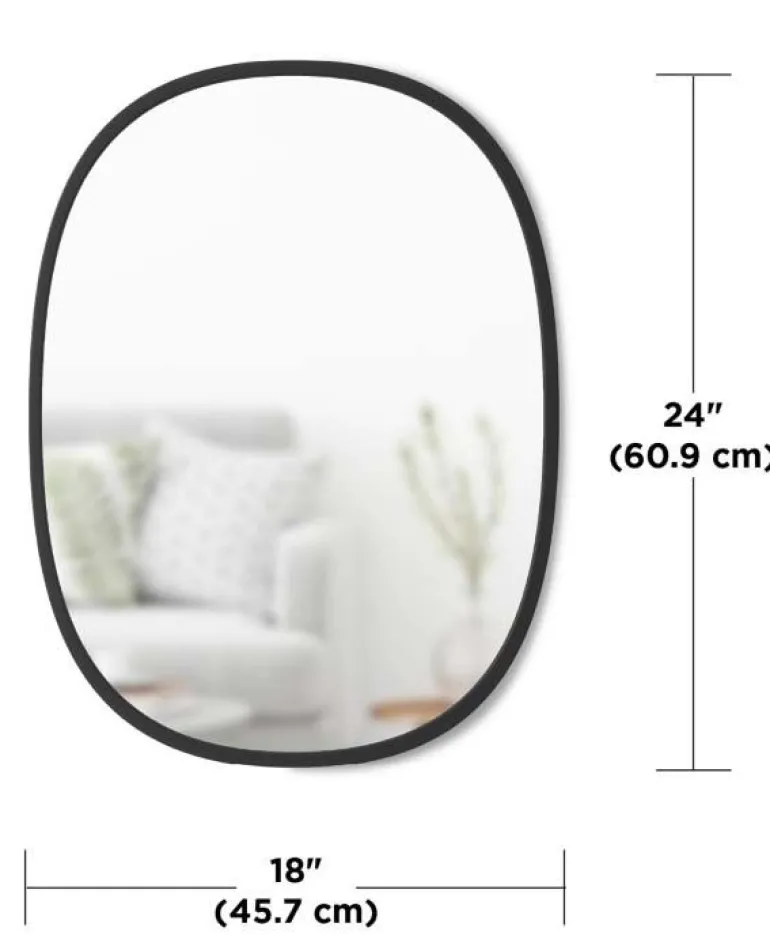 Miroir ovale 45,7 x 61 cm Hub