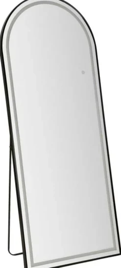 Miroir à poser avec bandeau led Léonie 70 x 170 cm (Arc)