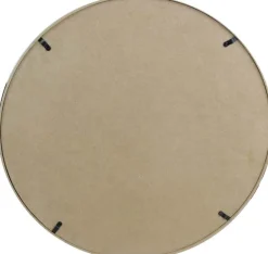 Miroir rond avec anse en PU Barber (40 cm)