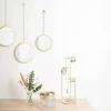 Miroirs ronds suspendus Dima (Lot de 3) (Or)