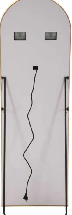 Miroir sur pieds avec bandeau led 3 couleurs Marcia (Arc)