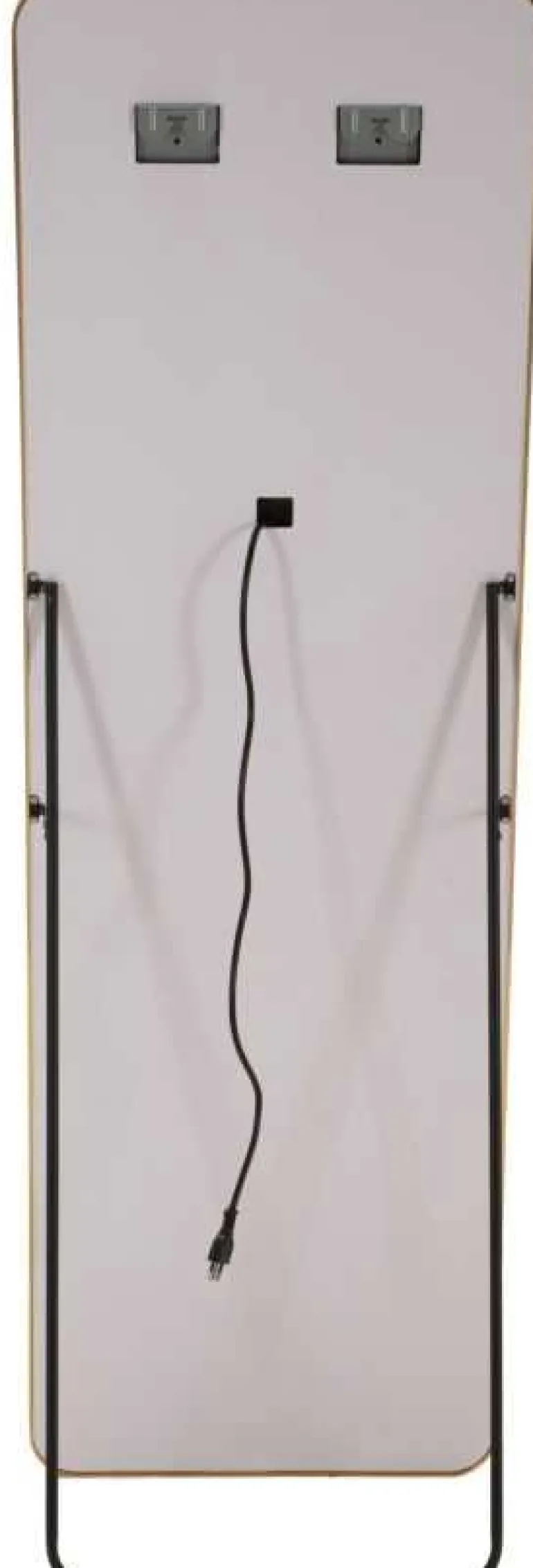 Miroir sur pieds avec led 3 couleurs Hollywood (Rectangulaire)