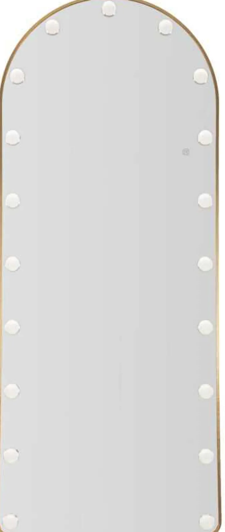Miroir sur pieds avec led 3 couleurs Hollywood (Arc)