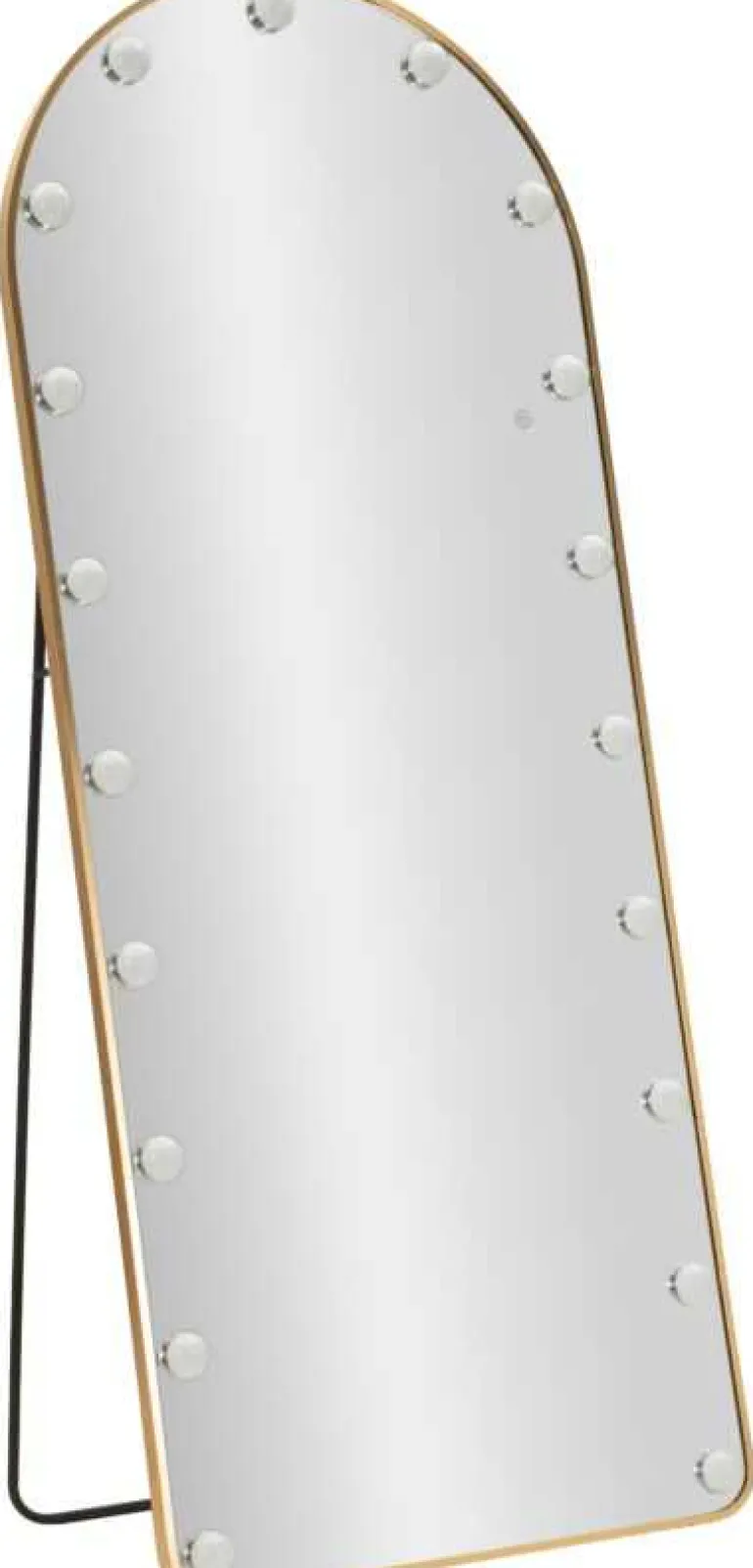 Miroir sur pieds avec led 3 couleurs Hollywood (Arc)