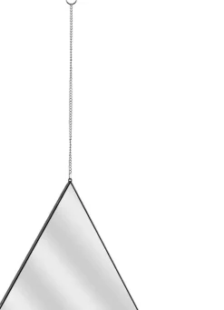 Miroir suspendu Triangle noir Louxor (Lot de 3)