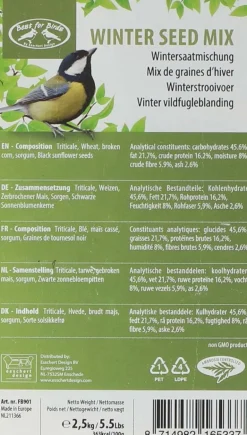Mélange de graines pour Oiseaux 2,5kg
