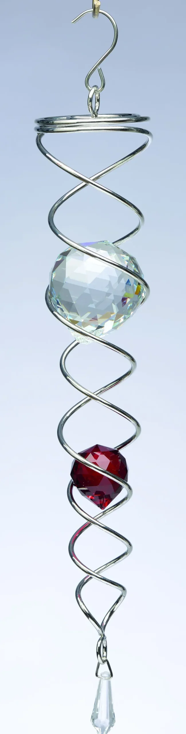 Mobile à vent design Crystal Tail (Rouge)