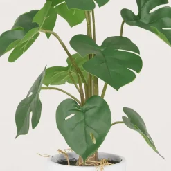 Monstera artificiel pot en céramique 50 cm