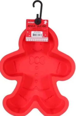 Moule à gateau en silicone Bonhomme pain d'épices